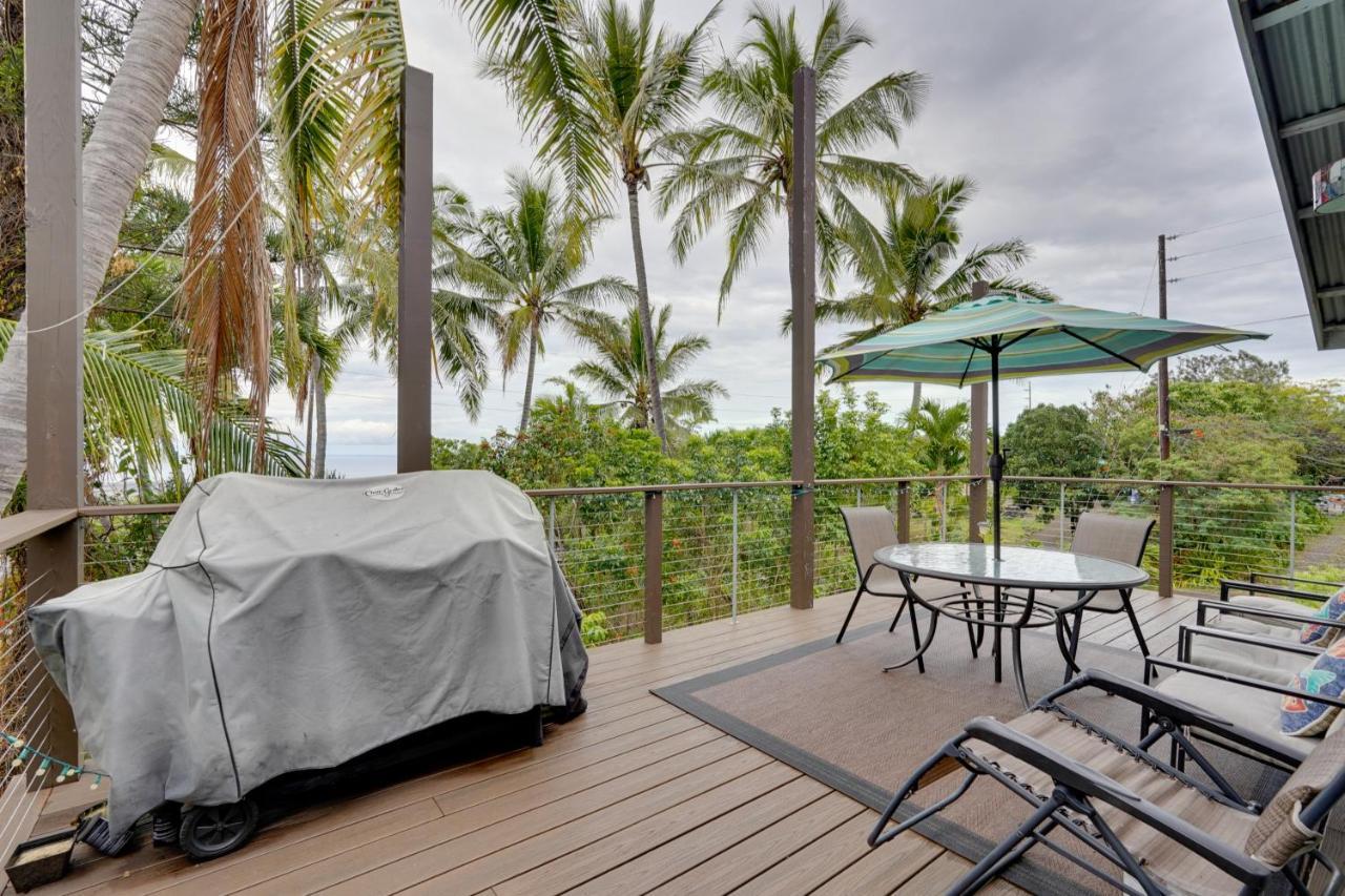 Breezy Kailua-Kona Bungalow With Lanai And Ocean View! מראה חיצוני תמונה